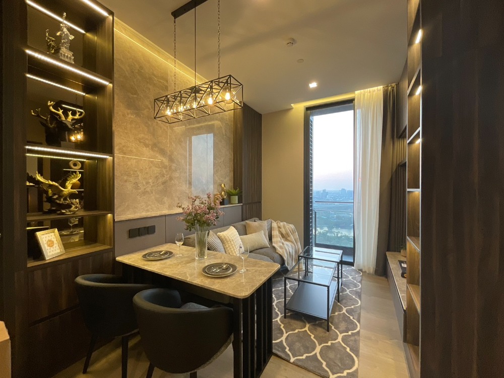 For RentCondoLadprao, Central Ladprao : 1 bedroom for rent, high floor, fully decorated, beautiful. Location: Lat Phrao Intersection