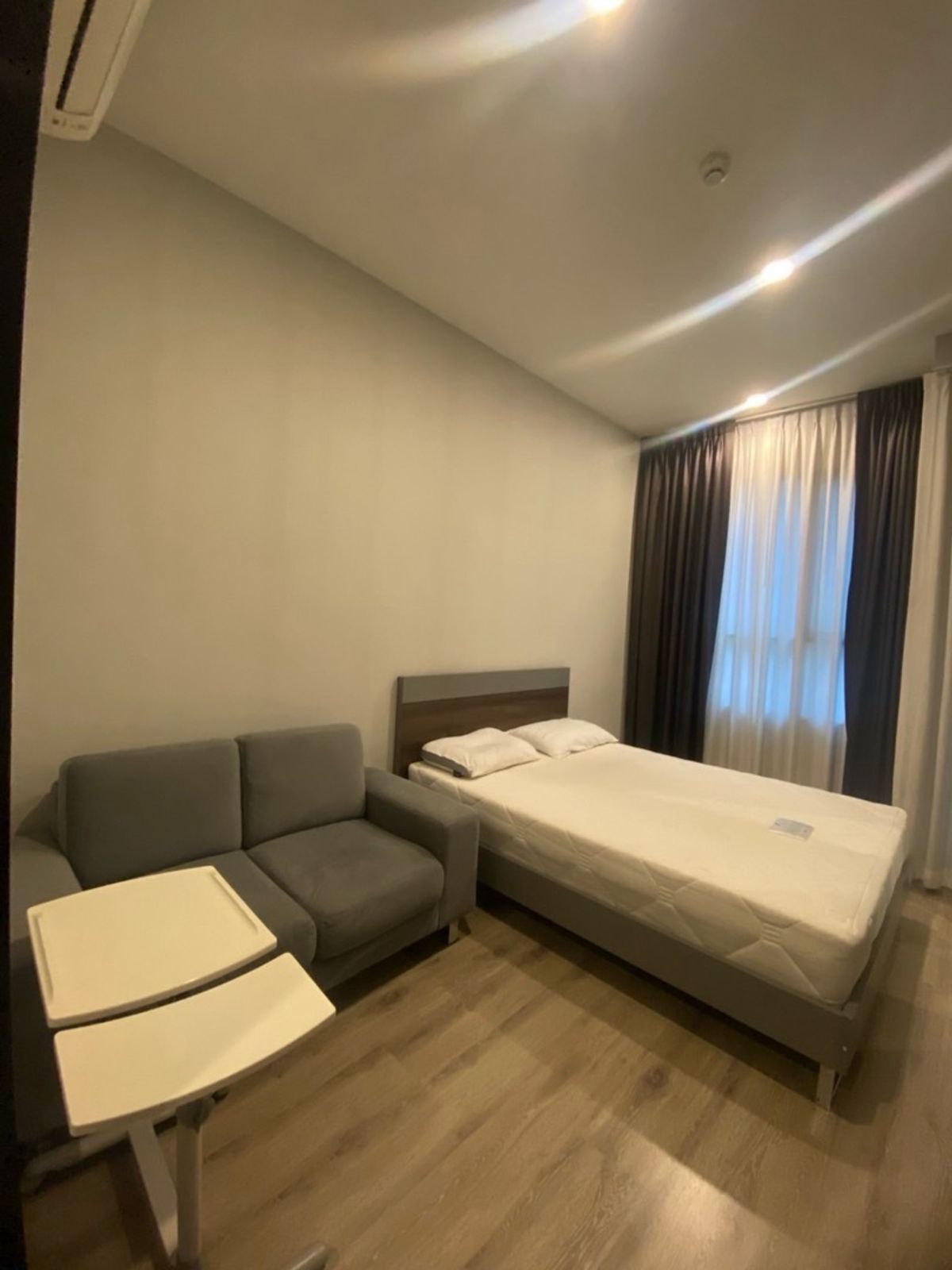 ให้เช่าคอนโดรามคำแหง หัวหมาก : Knightsbridge collage Ramkamhaeng 🩵💚 floor 4 size 23sqm price 9,000.-/month