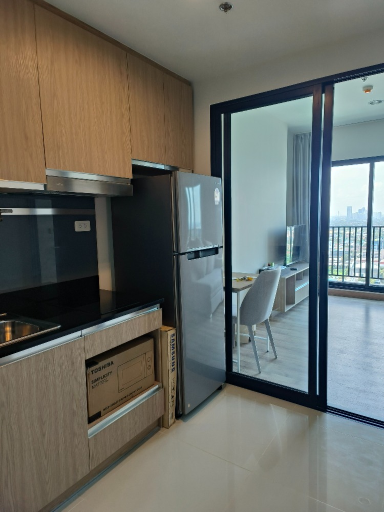 ให้เช่าคอนโดบางนา แบริ่ง ลาซาล : Niche Bearing 1bedroom ห้องใหม่ ชั้นสูง เฟอร์นิเจอร์ครบ