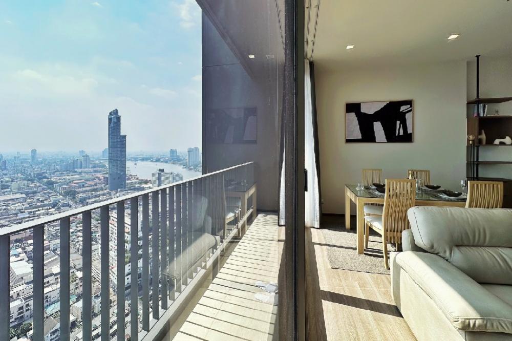 For RentCondoSathorn, Narathiwat : Condo for rent: Rhythm Charoenkrung Pavilion, high floor, built-in, ready to move in.