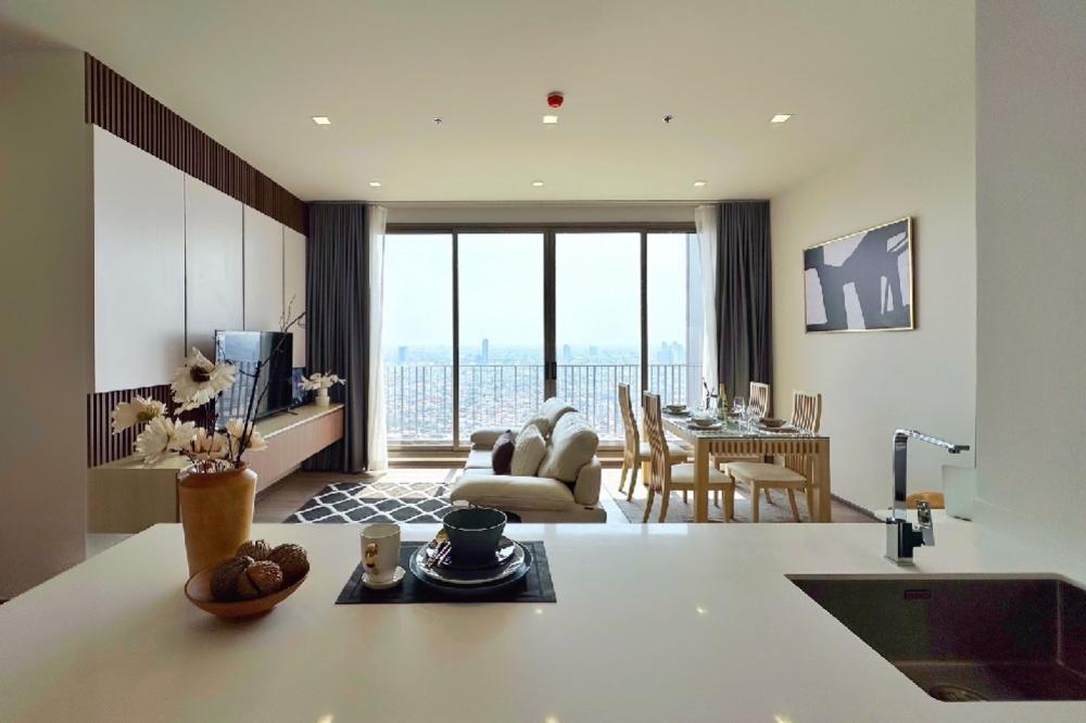 For RentCondoSathorn, Narathiwat : Condo for rent: Rhythm Charoenkrung Pavilion, high floor, built-in, ready to move in.