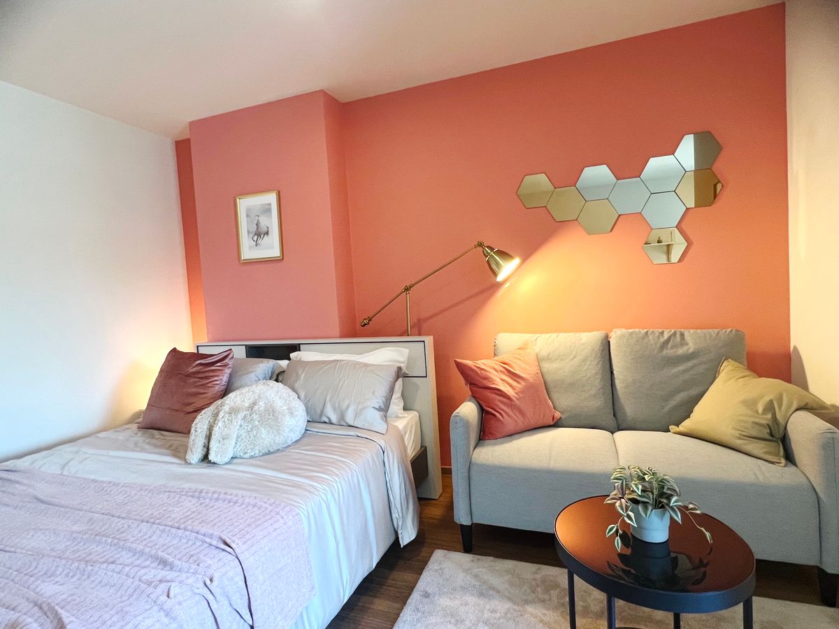 For SaleCondoEakachai, Bang Bon : Condo for sale, Lumpini Condo Town Ekkachai 48, near BTS Wutthakat, MRT Bang Khae, size 30 sq m., large room, separate kitchen, reserve today for free! Complete electrical appliances Free transfer day expenses, convenient travel to Bang Bon, Dao Khanong,