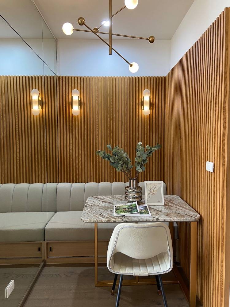 For RentCondoSukhumvit, Asoke, Thonglor : Rent 1 bedroom, 1 bathroom, Park 24, decorated room with built-ins, very beautiful, high floor.