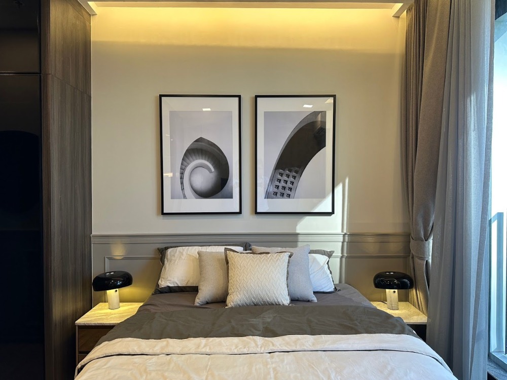 For RentCondoAri,Anusaowaree : For rent 1 bedroom, 1 bathroom, Noble Around Ari, beautifully decorated room, beautiful garden view