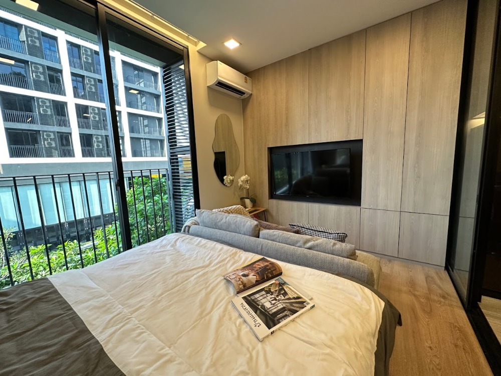 For RentCondoAri,Anusaowaree : For rent 1 bedroom, 1 bathroom, Noble Around Ari, beautifully decorated room, beautiful garden view