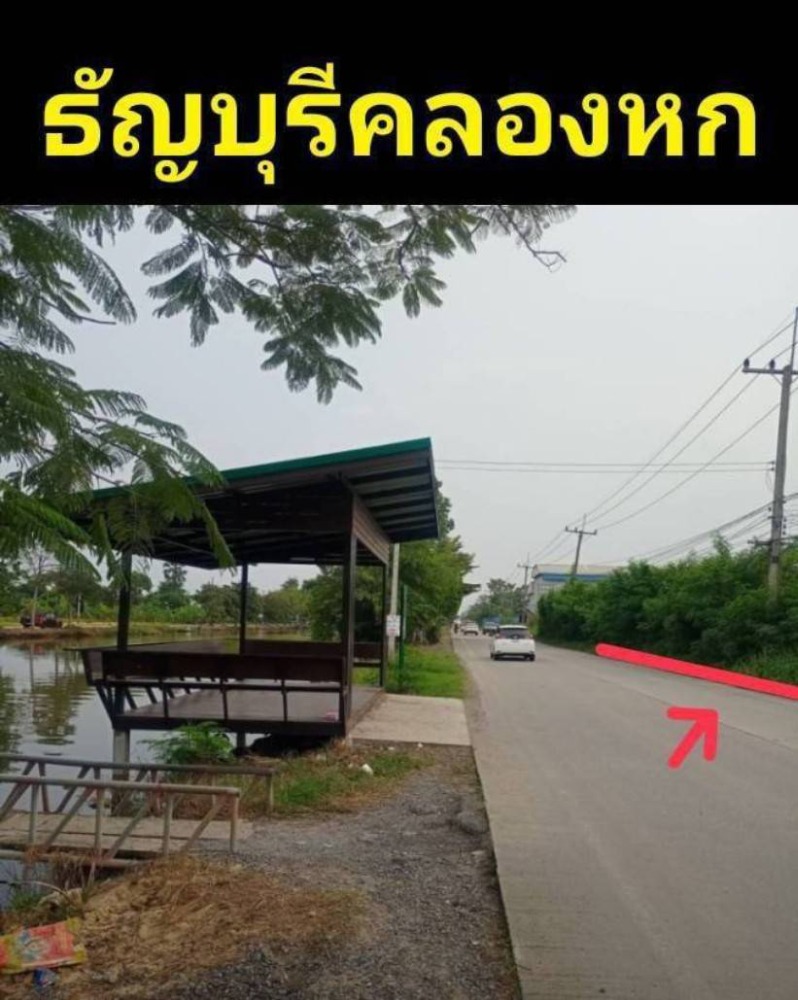 ขายที่ดินปทุมธานี รังสิต ธรรมศาสตร์ : ขายที่ดินธัญบุรีคลอง6 ซอยคลองหก21 คลองหลวง ใกล้ศาลธัญบุรี ม.เทคโนราชมลคล ทางด่วนกาญจนาภิเษก สนามบินดอนเมือง โรงพยาบาล แม็คโคร โลตัส โรงเรียน