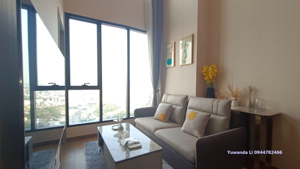 For RentCondoAri,Anusaowaree : Ideo Q Victory 🌸 Duplex 2 Bedroom 2 Bathroom Floor 36 fully furnished Condo for Rent near BTS Victory monument