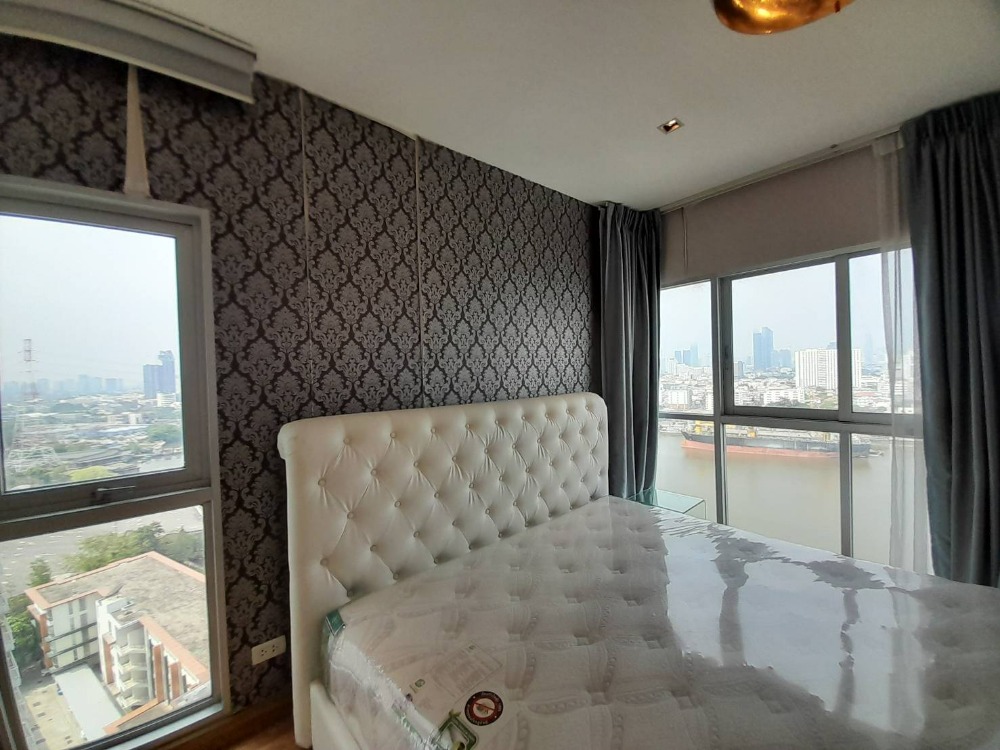 For SaleCondoRathburana, Suksawat : Condo for sale, Ivy River Ratburana, 17th floor, river view 360ฺ Asiatique View (N.886)