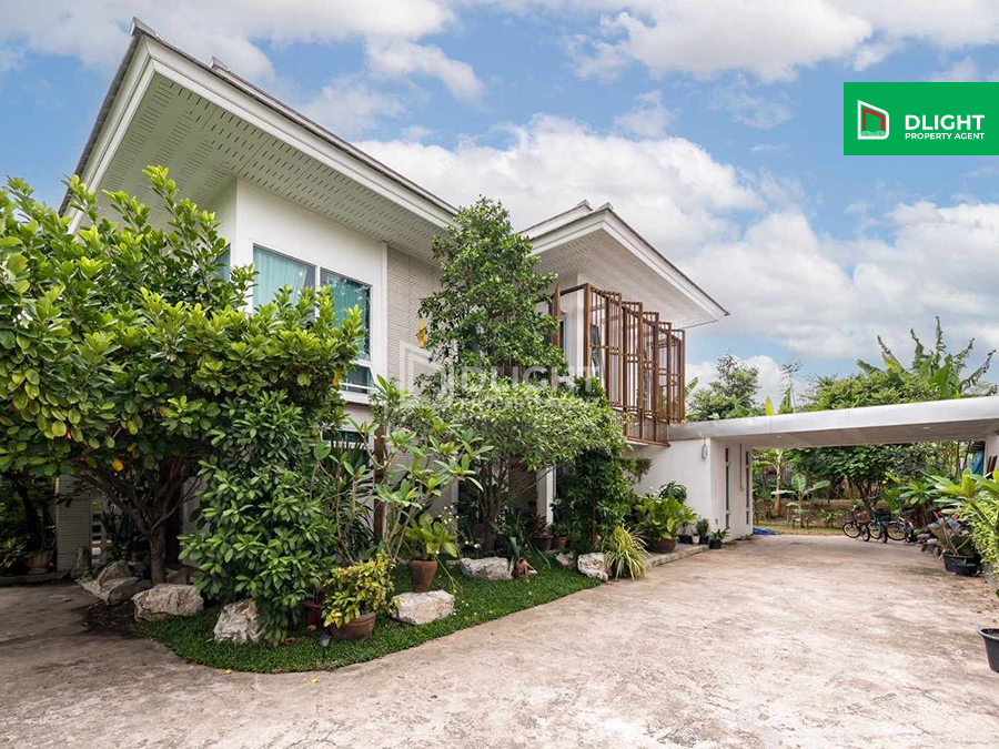 ขายบ้านนวมินทร์ รามอินทรา : บ้านเดี่ยว ม.รามอินทรานิเวศน์ 197 ตร.ว. 350 ตร.ม. 4 นอน 5 น้ำ ราคา 26 ล้านบาท