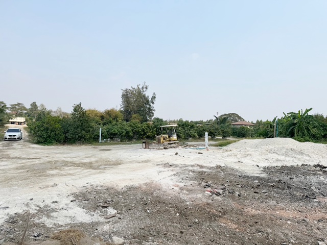 For SaleLandMin Buri, Romklao : Land for sale, large plot, Ramkhamhaeng 174, Minburi, 12 rai, near the Orange Line.