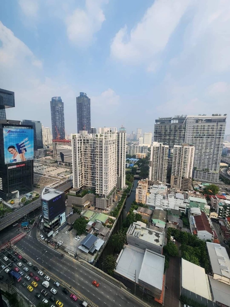 For SaleCondoRama9, Petchburi, RCA : S-LAK126  Life Asoke-Rama 9, 32nd floor, Building A, city view, 26 sq m, 1 bedroom, 1 bathroom, 3.6 million. 064-959-8900
