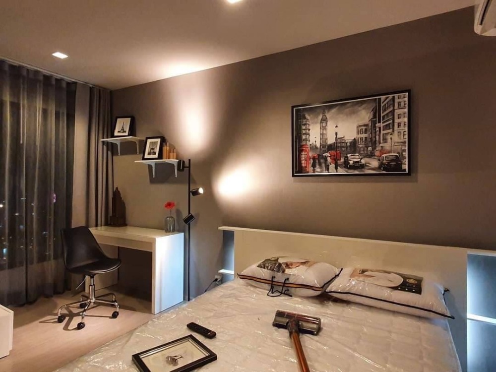 For SaleCondoRama9, Petchburi, RCA : S-LAK126  Life Asoke-Rama 9, 32nd floor, Building A, city view, 26 sq m, 1 bedroom, 1 bathroom, 3.6 million. 064-959-8900