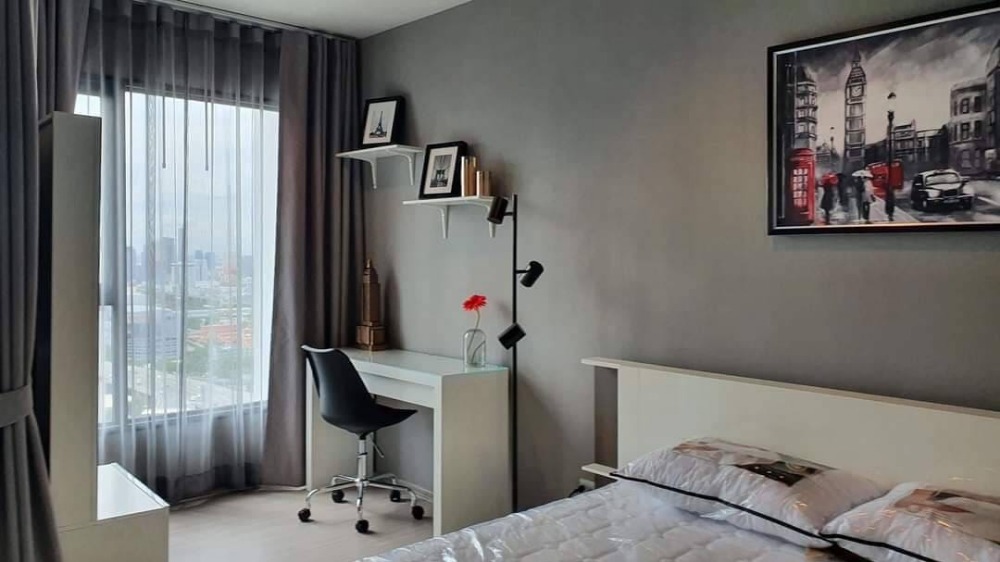 For SaleCondoRama9, Petchburi, RCA : S-LAK126  Life Asoke-Rama 9, 32nd floor, Building A, city view, 26 sq m, 1 bedroom, 1 bathroom, 3.6 million. 064-959-8900