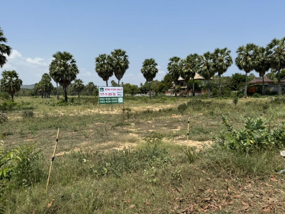 For SaleLandHuahin, Prachuap Khiri Khan, Pran Buri : Urgent Sale‼️ Beach front Land 🏖️ in Pak Nam Pran, only 7,125 Baht/sqm