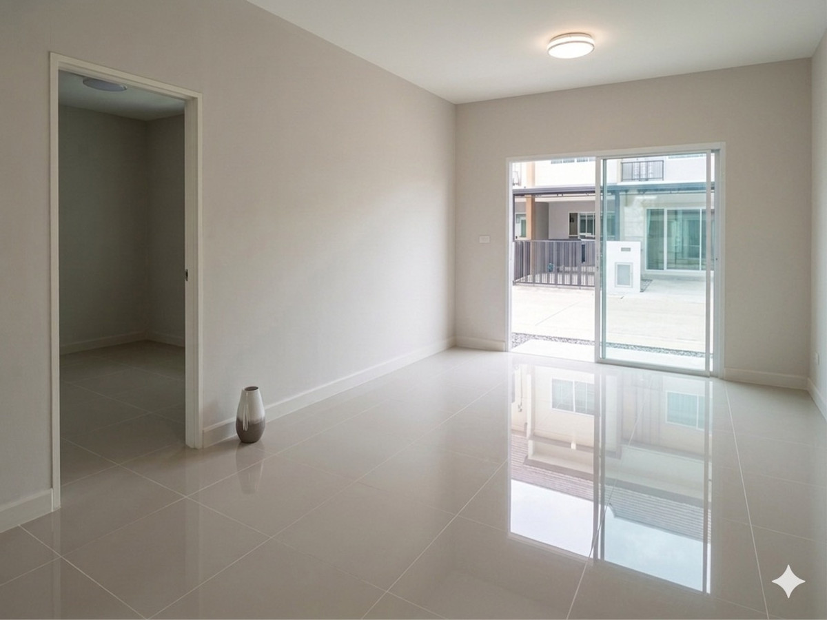 For RentTownhomeNonthaburi, Bang Yai, Bangbuathong : Empty house for rent, modish Bang Bua Thong, near Sarasas Witaed School, only 5 minutes, good location, not far from the BTS and Westgate stations.
