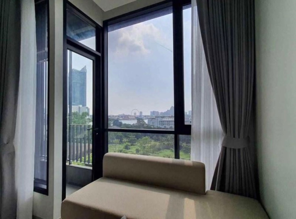 For RentCondoWongwianyai, Charoennakor : For rent 📣Chapter Charoennakhon - Riverside📣 Furniture, complete electrical appliances, near BTS Krung Thonburi 750 meters.