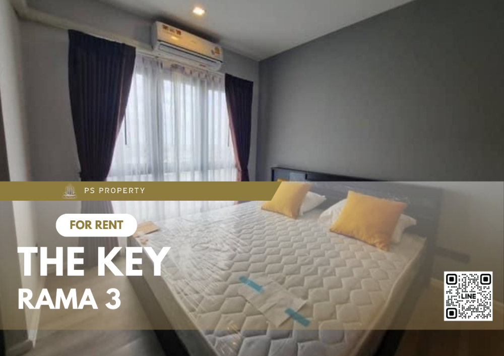 For RentCondoRama3 (Riverside),Satupadit : For rent 🔥The Key Rama 3🔥 convenient travel near BTS Surasak, furniture, complete electrical appliances.