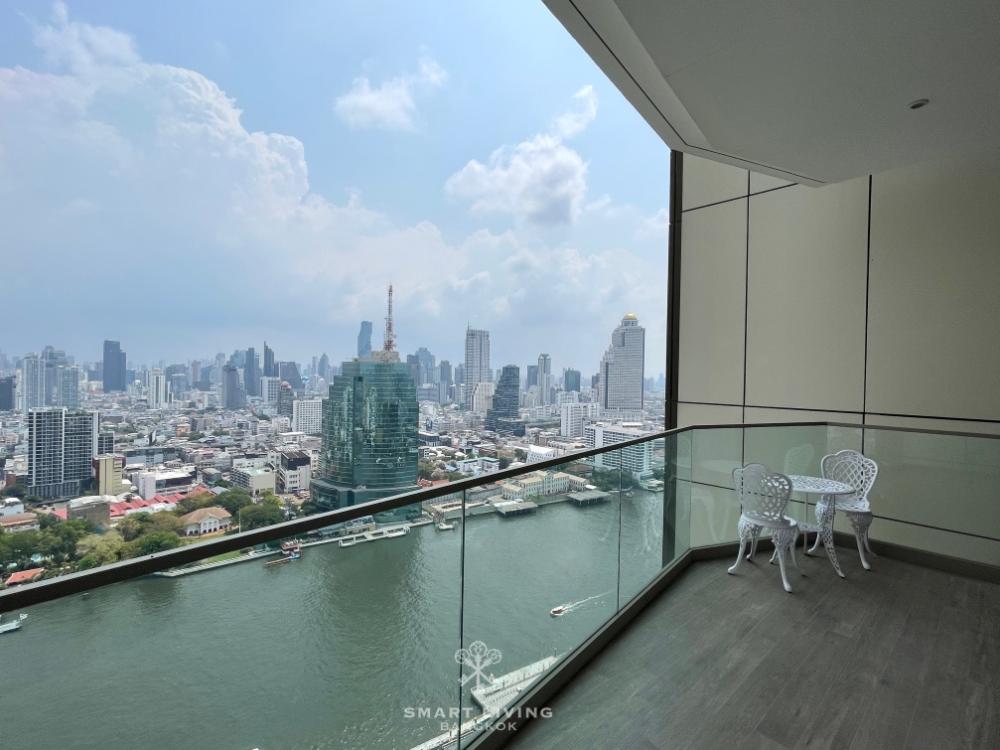 For RentCondoWongwianyai, Charoennakor : ⭐Relaxing with river view, near Iconsiam Nice decoration, fully furnished, ready to move in 60K