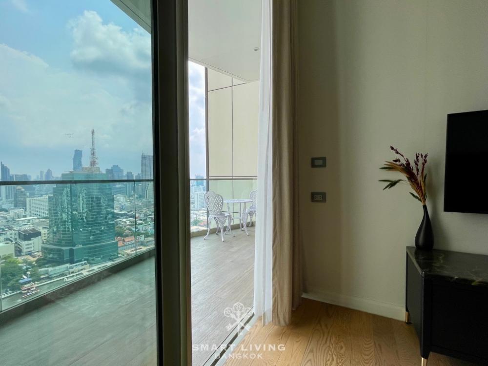 For RentCondoWongwianyai, Charoennakor : ⭐Relaxing with river view, near Iconsiam Nice decoration, fully furnished, ready to move in 60K