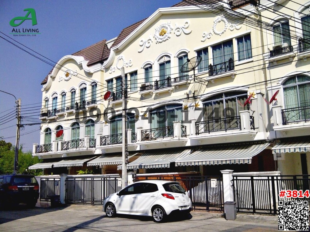 ให้เช่าทาวน์โฮมพัฒนาการ ศรีนครินทร์ : ขาย/เช่า ทาวน์โฮม 3 ชั้น บ้านกลางเมือง The Royal Monaco เหมาะทำโฮมออฟฟิศ ใกล้ซีคอน สวนหลวง ร.9