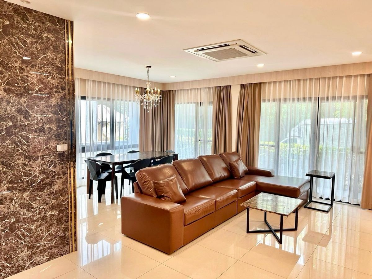 For RentHouseBangna, Bearing, Lasalle : 🌟For rental: Detached House in Centro Bangna KM 7. 2 storeys with 4 bedrooms| 5 bathrooms. Fully furnished and nicely decorated.💥Rental Fee 95,000 THB/month.