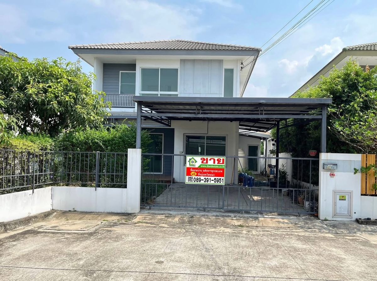 For SaleHousePathum Thani,Rangsit, Thammasat : Newly renovated detached house for sale, 102 sq m., Kiang Khlong 1, Rangsit-Nakhon Nayok Road.