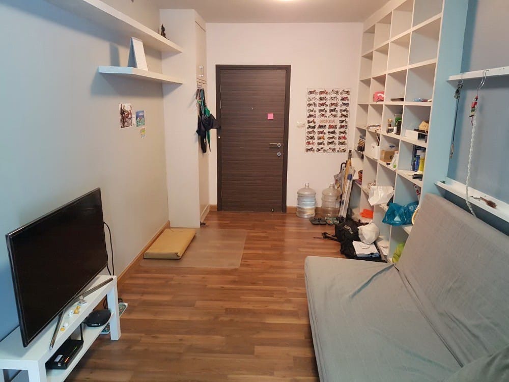 For SaleCondoKasetsart, Ratchayothin : S-SRT106  Supalai Park Ratchayothin, 5th floor, swimming pool view, 49 sq m, 1 bedroom, 1 bathroom, 3.2 million. 064-959-8900