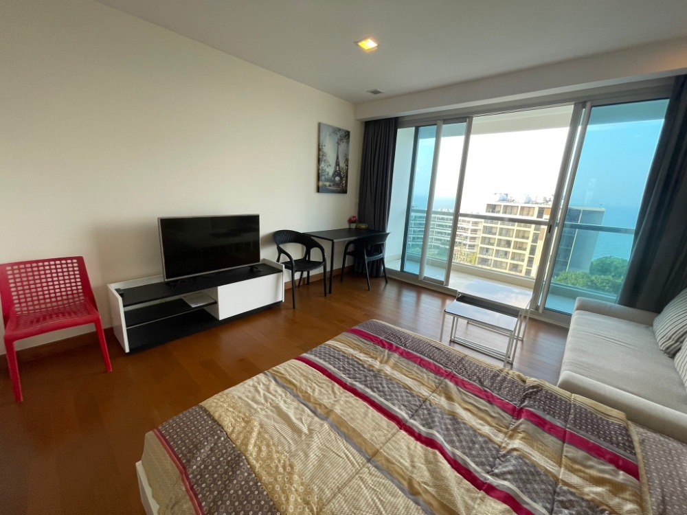 ให้เช่าคอนโดพัทยา บางแสน ชลบุรี สัตหีบ : For rent the Palm wongamat Beach Front Pattaya Studio room only 25000 Baht Per month (S03-0958)