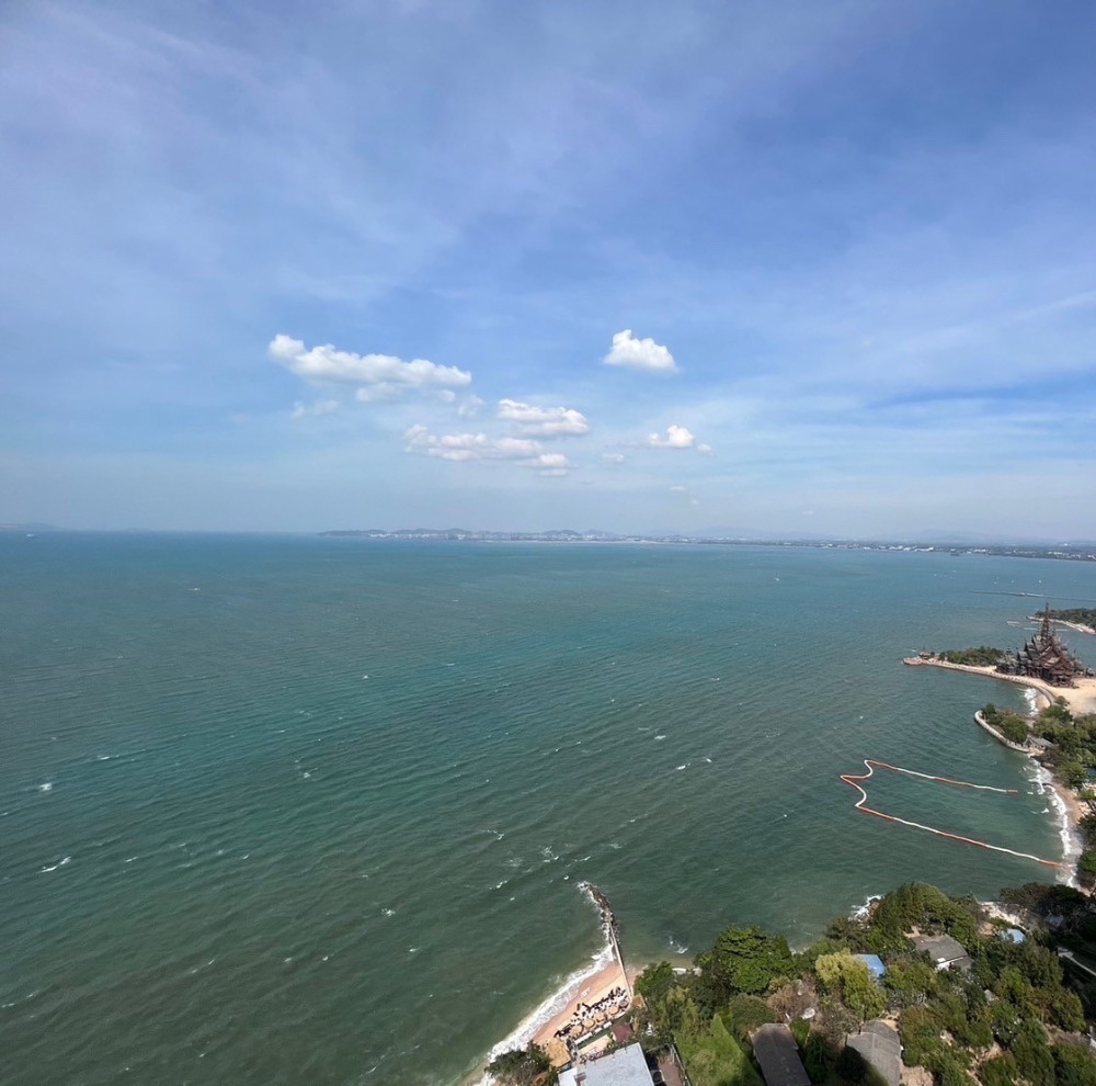 For SaleCondoPattaya, Bangsaen, Chonburi : For Sale Condo the palm wongamat beach Front pattaya 2 Beds higjt floor