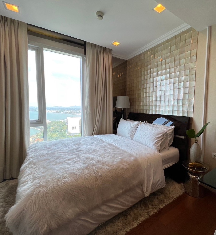 For SaleCondoPattaya, Bangsaen, Chonburi : For Sale Condo the palm wongamat beach Front pattaya 2 Beds higjt floor