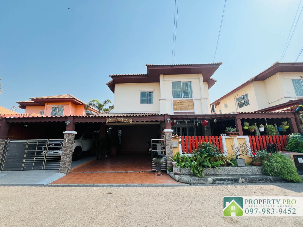 ขายบ้านมหาชัย สมุทรสาคร : ขาย บ้าน ซื่อตรง สาริน นิคมสินสาคร บ้านเดี่ยวสองชั้น ขนาด 53 ตรว 138 ตรม ใกล้ พระราม 2 มหาชัย แสมดำ พันท้ายนรสิงห์ : EL24S-014