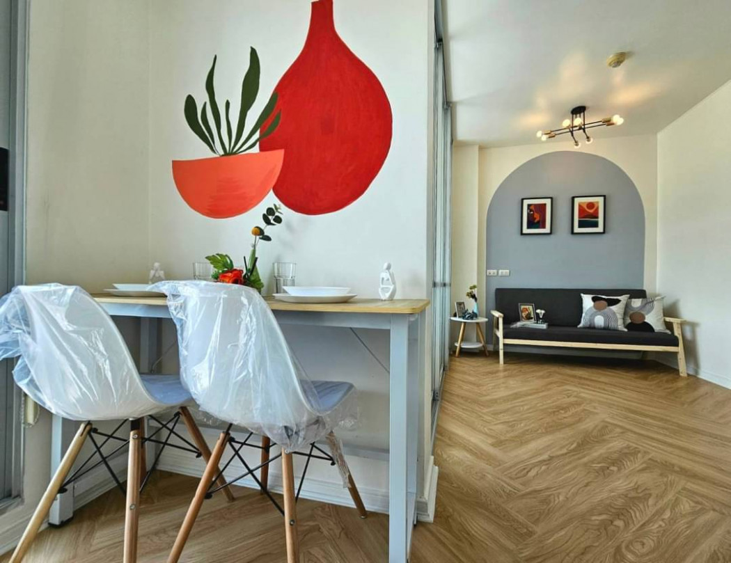 For SaleCondoPattanakan, Srinakarin : Condo for sale LUMPINI VILLE On Nut-Phatthanakan, 23 sq m., 8th floor, near the Yellow Line, Si Nut Station.