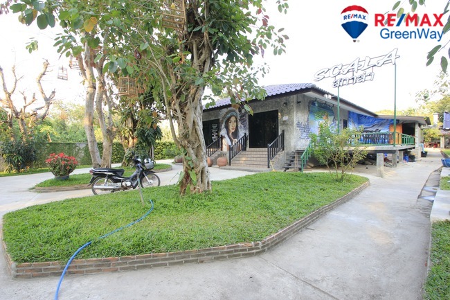 ขายกิจการโรงแรม & กิจการอพาร์ตเมนต์เชียงใหม่ : ขายกิจการรีสอร์ทร้านอาหารกึ่งผับเชียงใหม่ สกาล่าเฮ้าส์วิลเลจเรสเตอร์รองท์&บาร์ อ.แม่แตง ติดแม่น้ำแม่แตง พร้อมดำเนินกิจการ