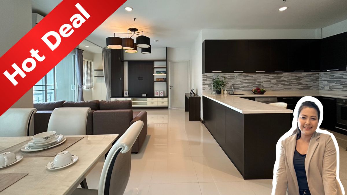 For SaleCondoPattanakan, Srinakarin : Urgent sale, Condo The Four Wings Residence, 3 bedrooms, corner room, city view, Hua Mak, Bang Kapi, Srinakarin (The Four Wings Residence)