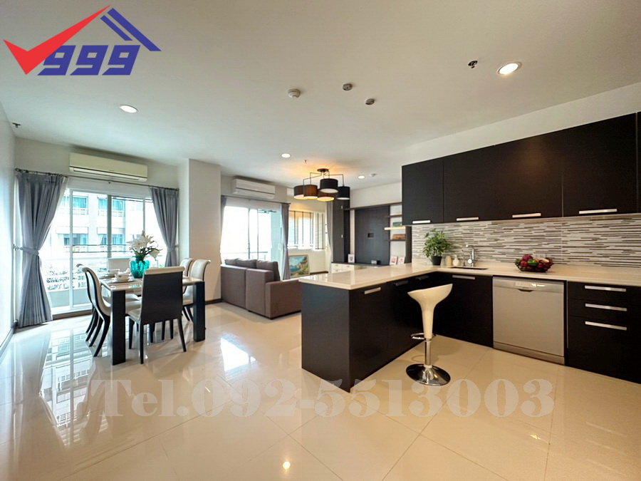 For SaleCondoPattanakan, Srinakarin : Urgent sale, Condo The Four Wings Residence, 3 bedrooms, corner room, city view, Hua Mak, Bang Kapi, Srinakarin (The Four Wings Residence)