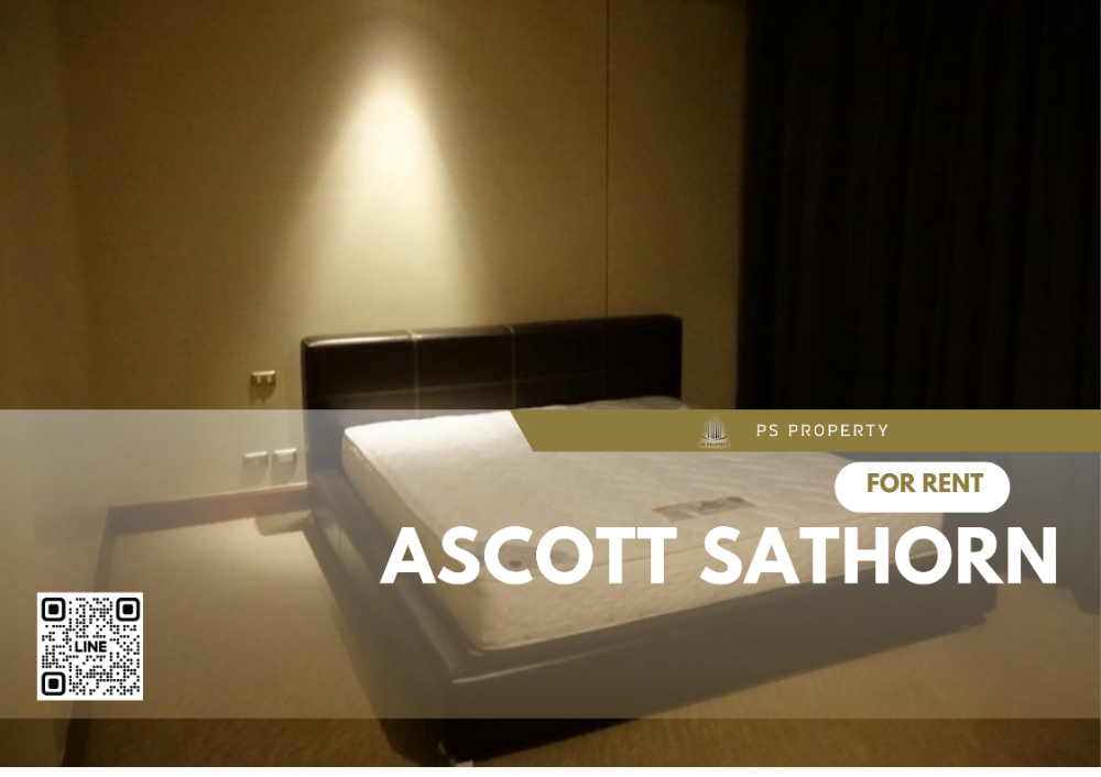 For RentCondoSathorn, Narathiwat : For rent 📣Ascott Sathorn📣 3 bedrooms, 3 bathrooms, furniture, complete electrical appliances, near BTS St. Louis.