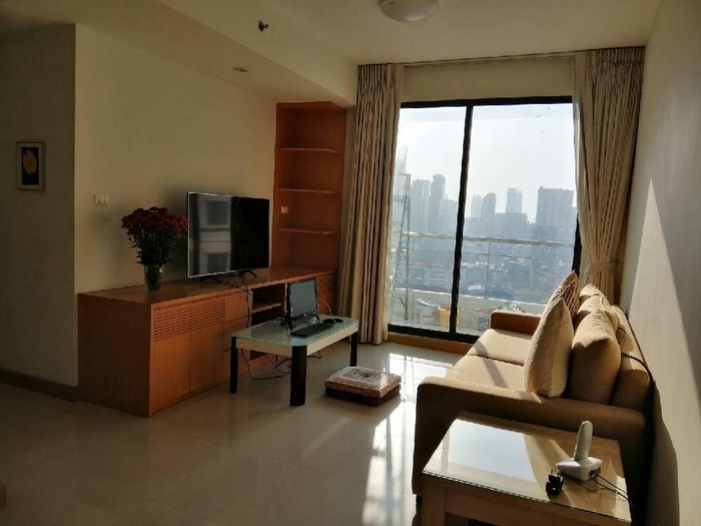 ให้เช่าคอนโดสุขุมวิท อโศก ทองหล่อ : For Rent Supalai Premier Place Asoke /80 sq.m. Floor 22 /2 Bedroom 2 Bathroom