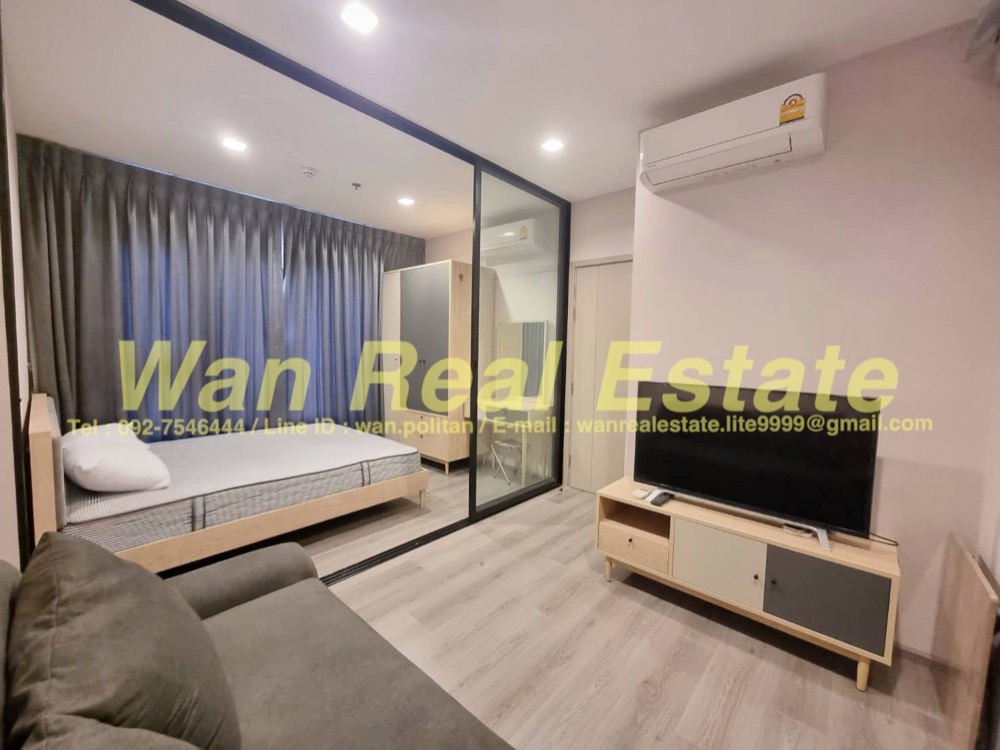 ให้เช่าคอนโดรัตนาธิเบศร์ สนามบินน้ำ พระนั่งเกล้า : ให้เช่า politan rive ริมแม่น้ำเจ้าพระยา ชั้น  22 ขนาด 25 ตร.ม. วิวสวย ครบพร้อมอยู่