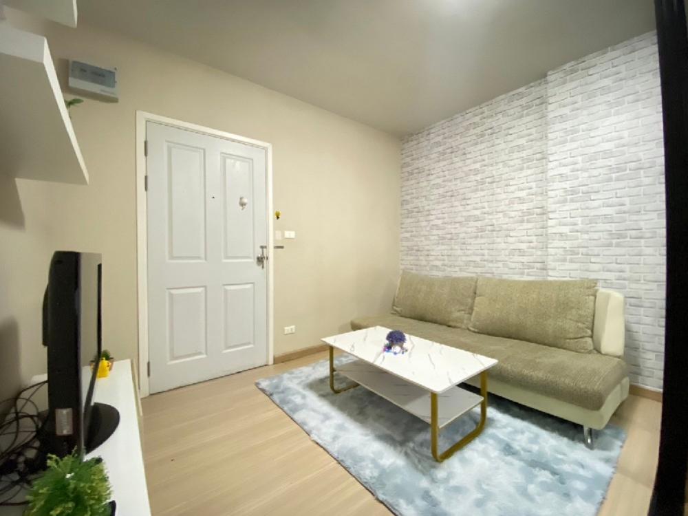 For RentCondoNawamin, Ramindra : Plum Condo Nawamin 86 30 sq m. Price 6,900 baht, new room, building c, 2nd floor, contract period: 1 year (2 months deposit, 1 month advance payment)