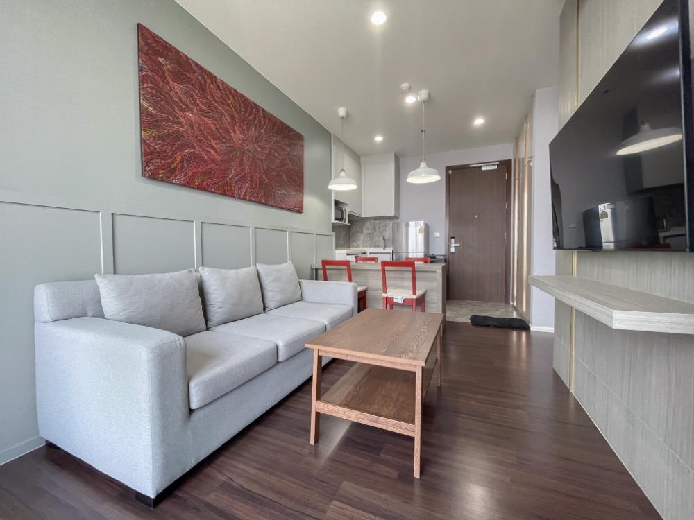 For RentCondoOnnut, Udomsuk : 🔥Vacant room ready to move in🔥 Wisdom Inspire Sukhumvit, beautifully decorated, fully furnished, north-facing room with river view, very cool breeze, unblocked view