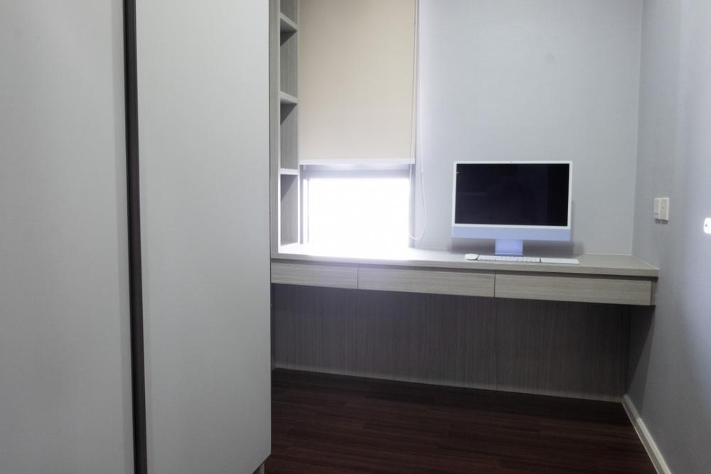 For RentCondoOnnut, Udomsuk : 🔥Vacant room ready to move in🔥 Wisdom Inspire Sukhumvit, beautifully decorated, fully furnished, north-facing room with river view, very cool breeze, unblocked view