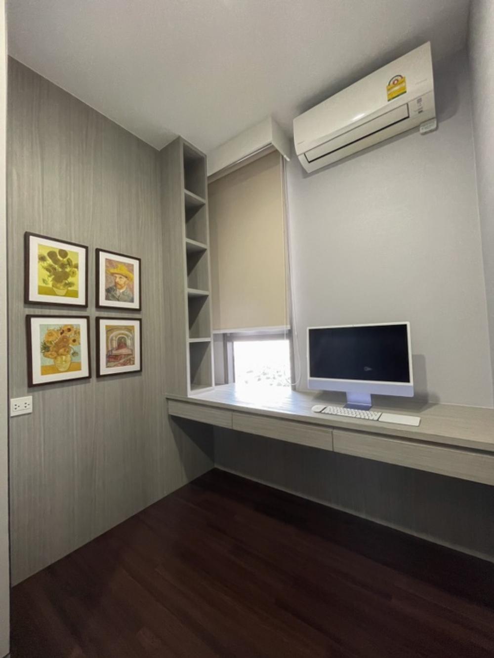 For RentCondoOnnut, Udomsuk : 🔥Vacant room ready to move in🔥 Wisdom Inspire Sukhumvit, beautifully decorated, fully furnished, north-facing room with river view, very cool breeze, unblocked view
