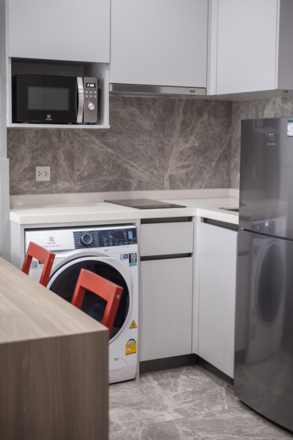 For RentCondoOnnut, Udomsuk : 🔥Vacant room ready to move in🔥 Wisdom Inspire Sukhumvit, beautifully decorated, fully furnished, north-facing room with river view, very cool breeze, unblocked view