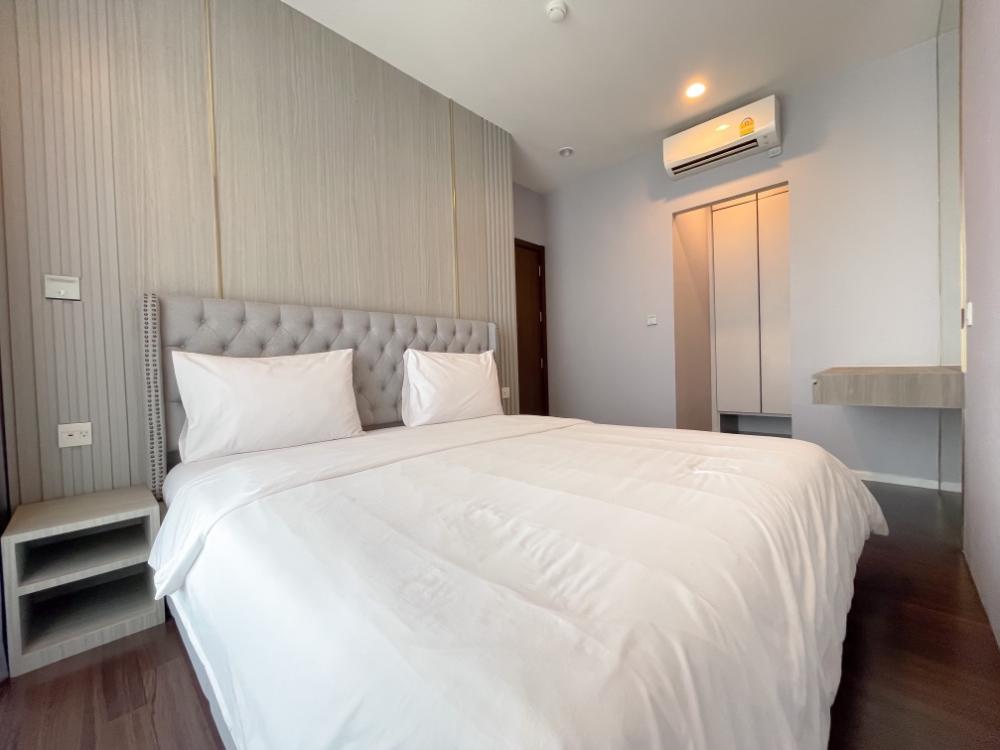 For RentCondoOnnut, Udomsuk : 🔥Vacant room ready to move in🔥 Wisdom Inspire Sukhumvit, beautifully decorated, fully furnished, north-facing room with river view, very cool breeze, unblocked view