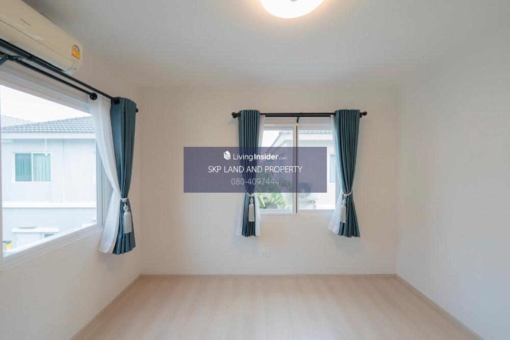 For RentHouseSamut Prakan,Samrong : Twin house for rent, Villaggio Bangna-Theparak, beautiful house, near Market Village, Suvarnabhumi, Mega Bangna.