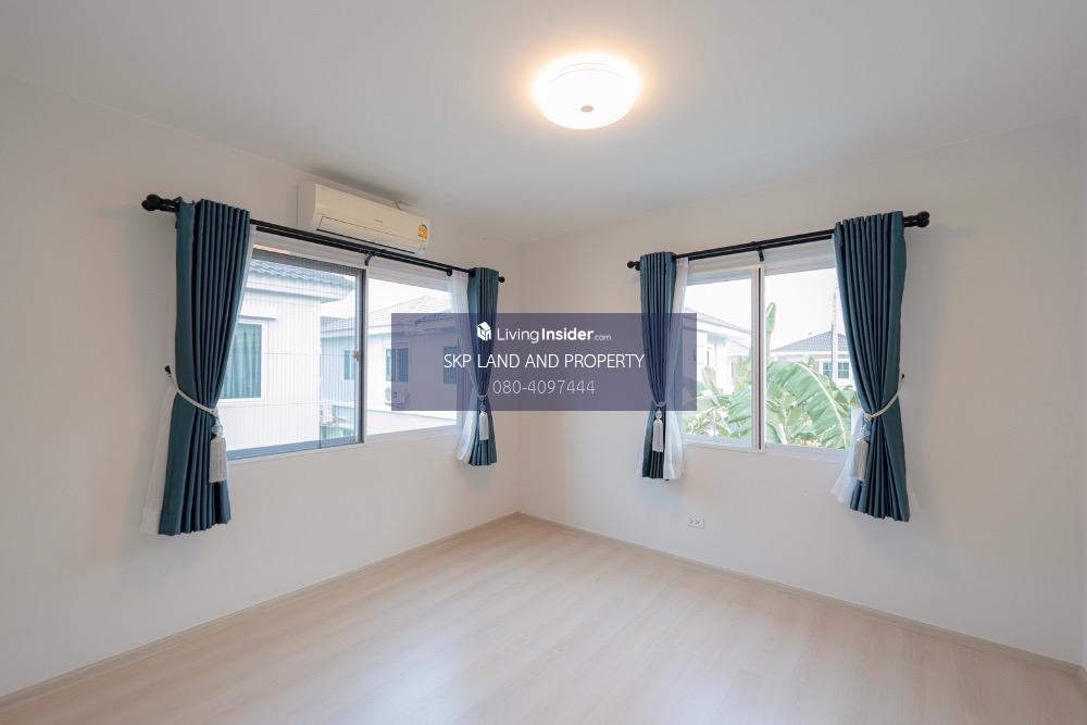 For RentHouseSamut Prakan,Samrong : Twin house for rent, Villaggio Bangna-Theparak, beautiful house, near Market Village, Suvarnabhumi, Mega Bangna.