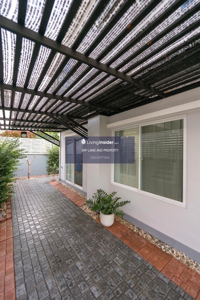 For RentHouseSamut Prakan,Samrong : Twin house for rent, Villaggio Bangna-Theparak, beautiful house, near Market Village, Suvarnabhumi, Mega Bangna.