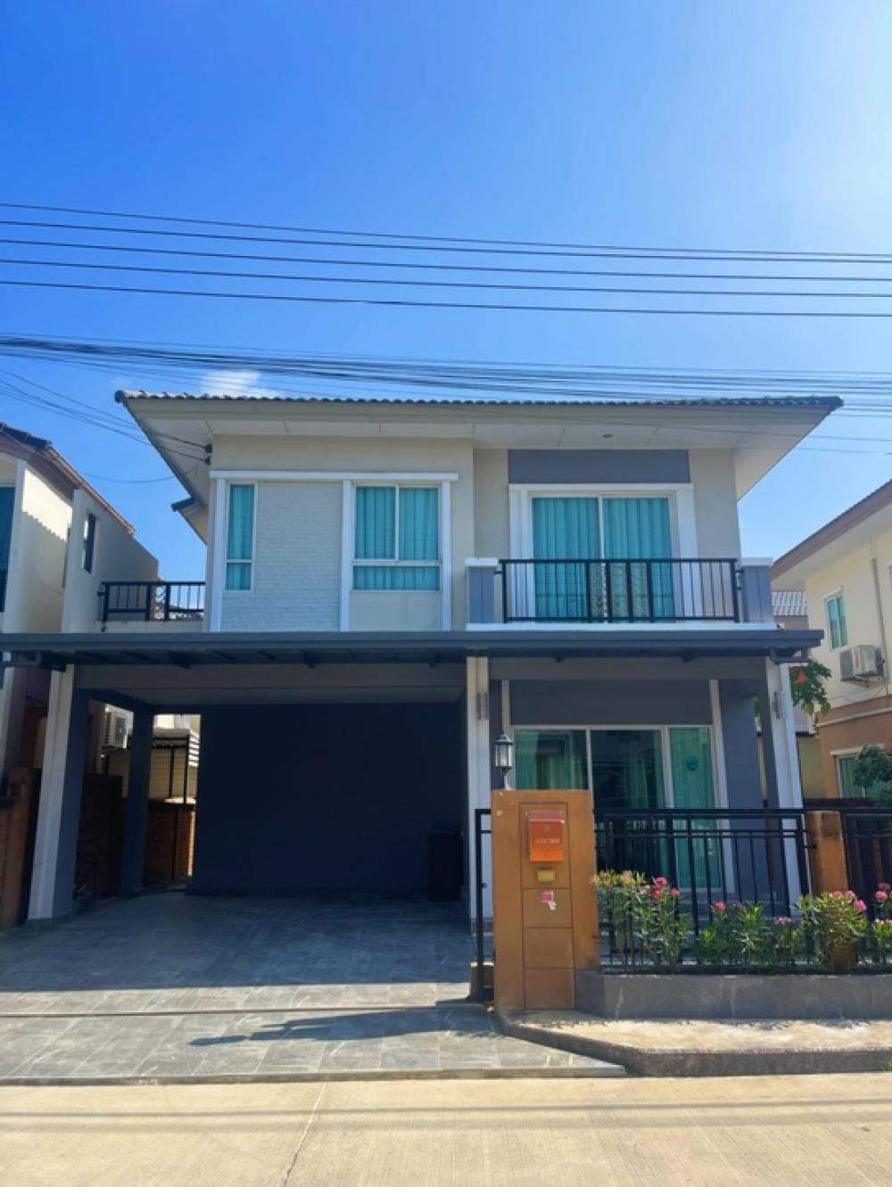 ให้เช่าบ้านสมุทรปราการ สำโรง : ให้เช่าหมู่บ้านภัสสรไพรด์ ศรีนครินทร์-บางนาFor rent: Phatsara Pride Village, Srinakarin-Bangna