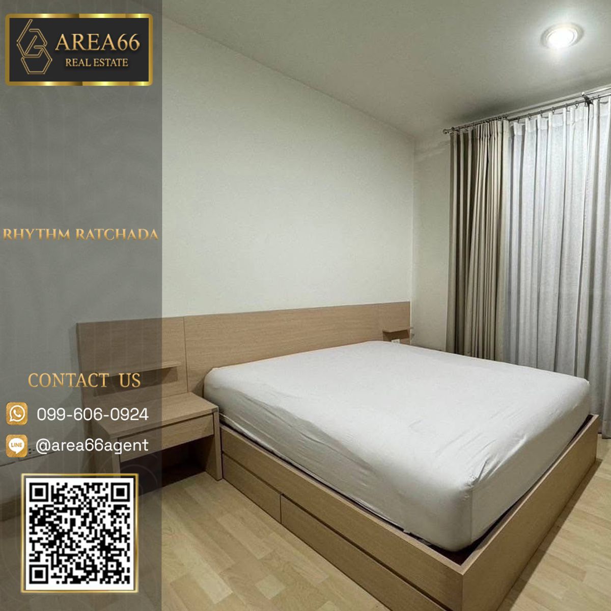 For SaleCondoRatchadapisek, Huaikwang, Suttisan : 🔥For sale!! Condo Rhythm Ratchada