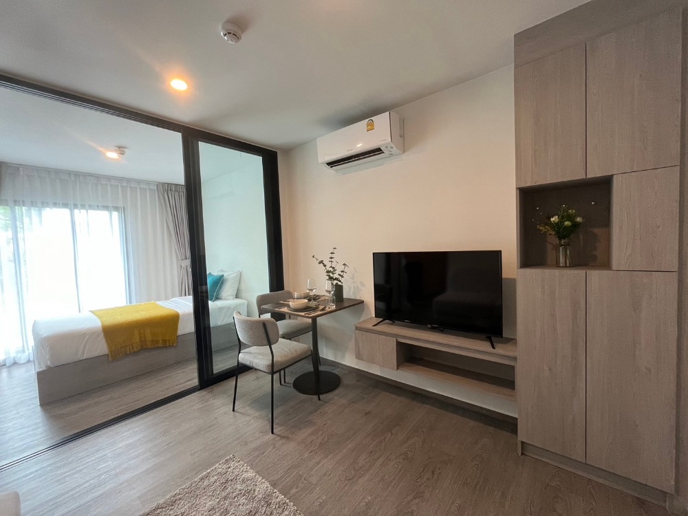 ให้เช่าคอนโดพัทยา บางแสน ชลบุรี สัตหีบ : ให้เช่าคอนโด บริกซ์ตัน แคมปัส บางแสน ติด ม.บูรพา 2 ห้องนอน 1 ห้องน้ำ 36 ตร.ม. @ บริกซ์ตัน แคมปัส บางแสน Brixton Campus Bangsaen